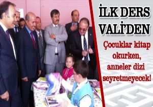 İlk ders Vali Altıparmak'tan
